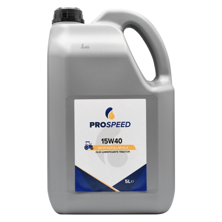 OLIO LUBRIFICANTE PER MACCHINE AGRICOLE 'TRACTOR' 15W40 - tipo STOU