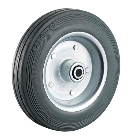 RUOTA PER CARRELLI ø mm 80 - foro ø mm 8 - capacità kg 60