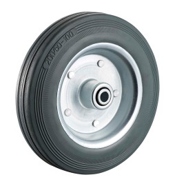 RUOTA PER CARRELLI ø mm 125 - foro ø mm 10 - capacità kg 80