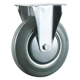RUOTA PER CARRELLI ø mm 80 - piastra mm 105 x 85 - capacità kg 60