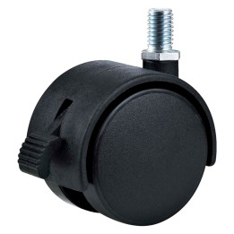 RUOTA PER MOBILI DOPPIA ø 50 - perno MA10 - capacità kg 30 - pz 2 BL