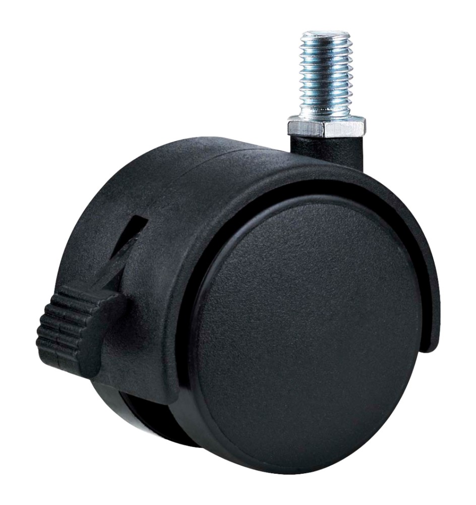 RUOTA PER MOBILI DOPPIA ø 50 - perno MA10 - capacità kg 30 - pz 2 BL