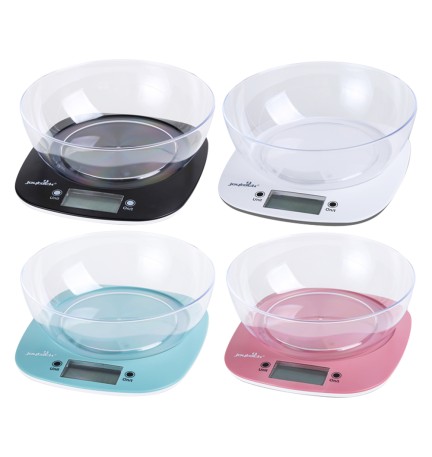 BILANCIA DIGITALE DA CUCINA CON CIOTOLA portata massima 5 kg - ciotola ml 1400