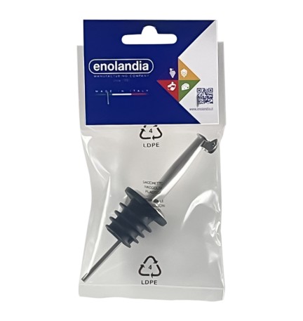 TAPPO VERSATORE 10,5 × 3 cm - colore nero