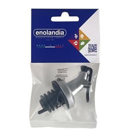 TAPPO VERSATORE CON COPERCHIO 8,5 x 3,5 cm - nero