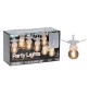 CATENA LINEARE A LED 'PARTY LIGHTS' 10 LED - 9,5 mt