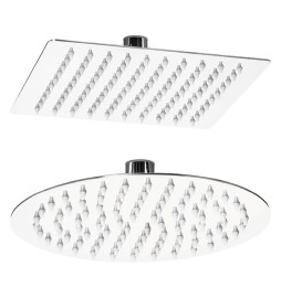 SET DOCCIA 'STARTER' quadrato - soffione 20 x 20 cm