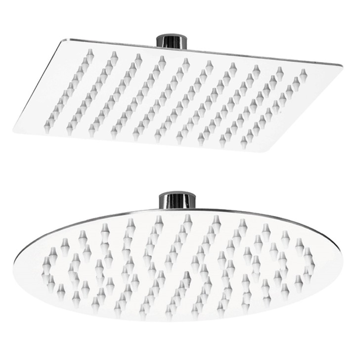 SET DOCCIA 'STARTER' quadrato - soffione 20 x 20 cm