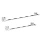 PORTA ASCIUGAMANI SERIE 'STARTER' inter. fori 45 cm - cm 50,7 x 5 x h. 4,8