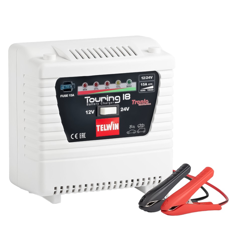CARICABATTERIA 'TOURING 18' 12/24 V - 230 V - 1 PH 50/60Hz