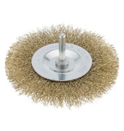 SPAZZOLA CIRCOLARE PER TRAPANO Ø mm 75 - gambo mm 6