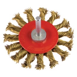 SPAZZOLA CIRCOLARE CON GAMBO Ø mm 100 - gambo mm 6