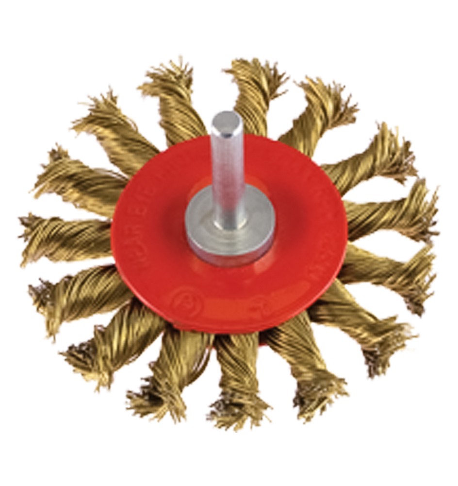 SPAZZOLA CIRCOLARE CON GAMBO Ø mm 100 - gambo mm 6