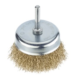 SPAZZOLA A TAZZA PER TRAPANO Ø mm 70 - gambo mm 6