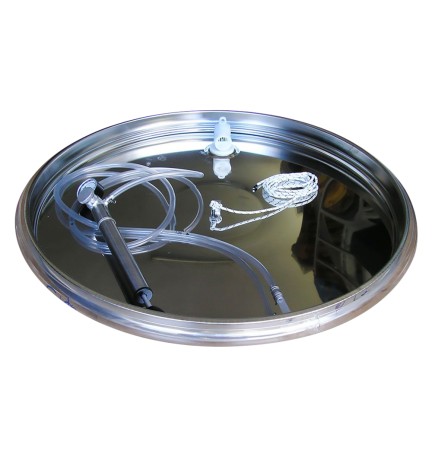 GALLEGGIANTE A CAMERA D'ARIA CON POMPA lt 150 - Ø 480 mm