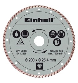 DISCO DIAMANTATO Ø 200 mm - foro 25,4 mm