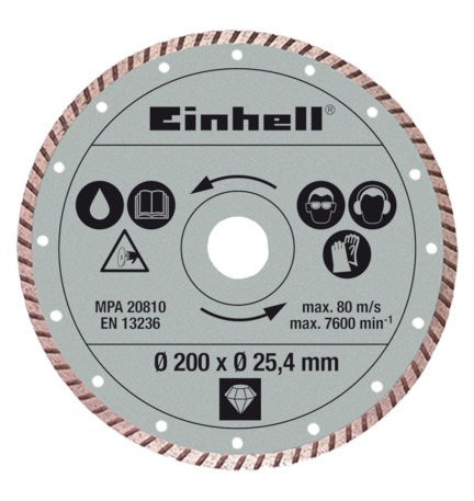 DISCO DIAMANTATO Ø 200 mm - foro 25,4 mm