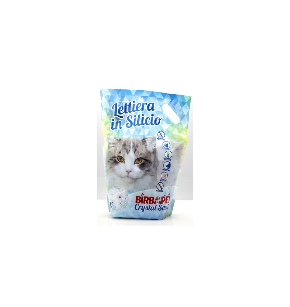 LETTIERA BIRBA PET GATTO SILICIO NATURALE LT.5