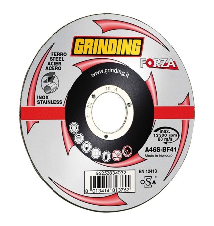 MOLA ABRASIVA PER INOX/FERRO ø 115 x 1