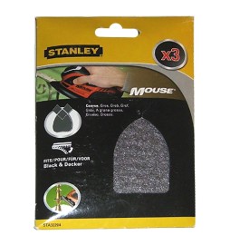 FOGLIO ABRASIVO A DELTA PER LEVIGATRICI TRIANGOLAR gr. grossa - pezzi 3