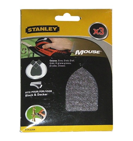 FOGLIO ABRASIVO A DELTA PER LEVIGATRICI TRIANGOLAR gr. grossa - pezzi 3