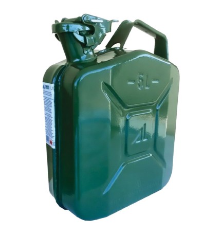 TANICA IN METALLO Lt. 5 - cm. 31 x 24 x 12