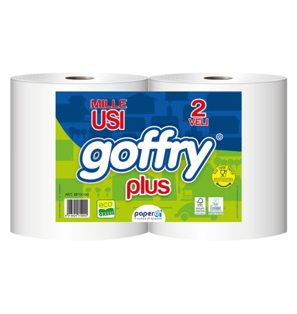 BOBINA CARTA 'GOFFRY PLUS' Kg 1,85 a rotolo circa (prezzo singolo rotolo)