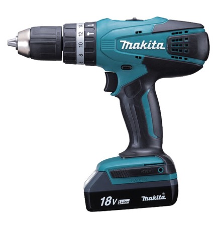 TRAPANO AVVITATORE A PERCUSSIONE 'HP457DWE' 18 V - 1,5 Ah Litio