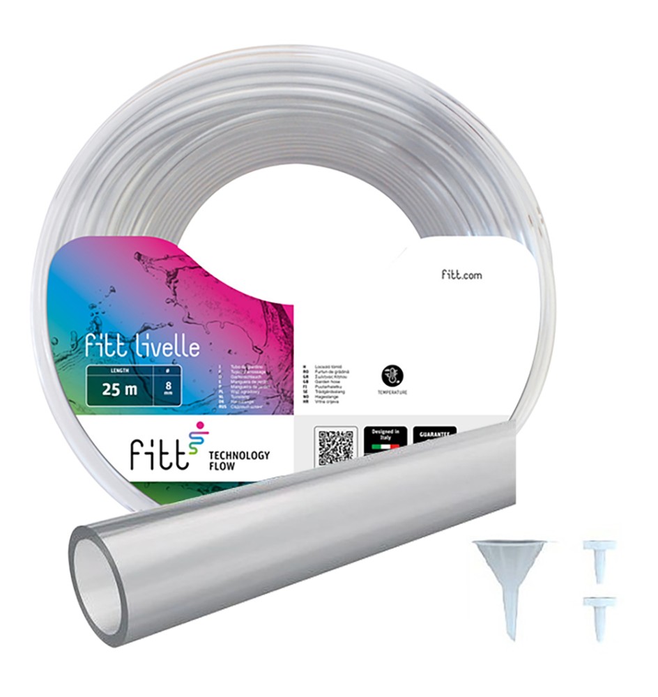 TUBO PER LIVELLO IN KIT ø 8 x 11 mt 25