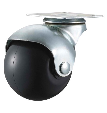 RUOTA PER MOBILI ø 50 - piastra mm 38 x 38 - capacità kg 30 - pz 2.