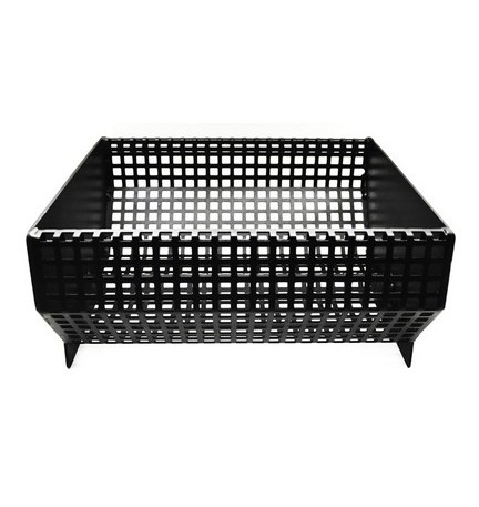 CESTO BRUCIA-PELLET PER CAMINI E TERMOCAMINI QUADRO Kg. 6