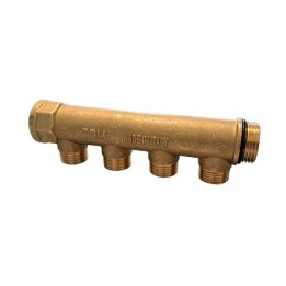 COLLETTORE LINEARE FASATO 1" x 1/2 4 Vie