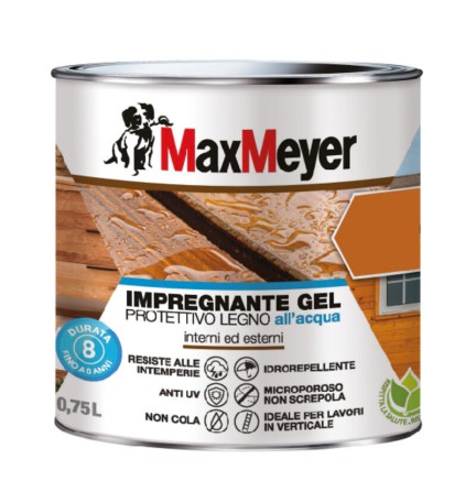 MAX IMPREGNANTE GEL ALLACQUA NOCE SCURO 750 ML
