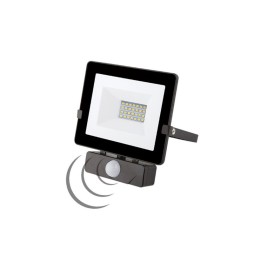 PROIETTORE LED C/SENSORE W20 NERO K4000