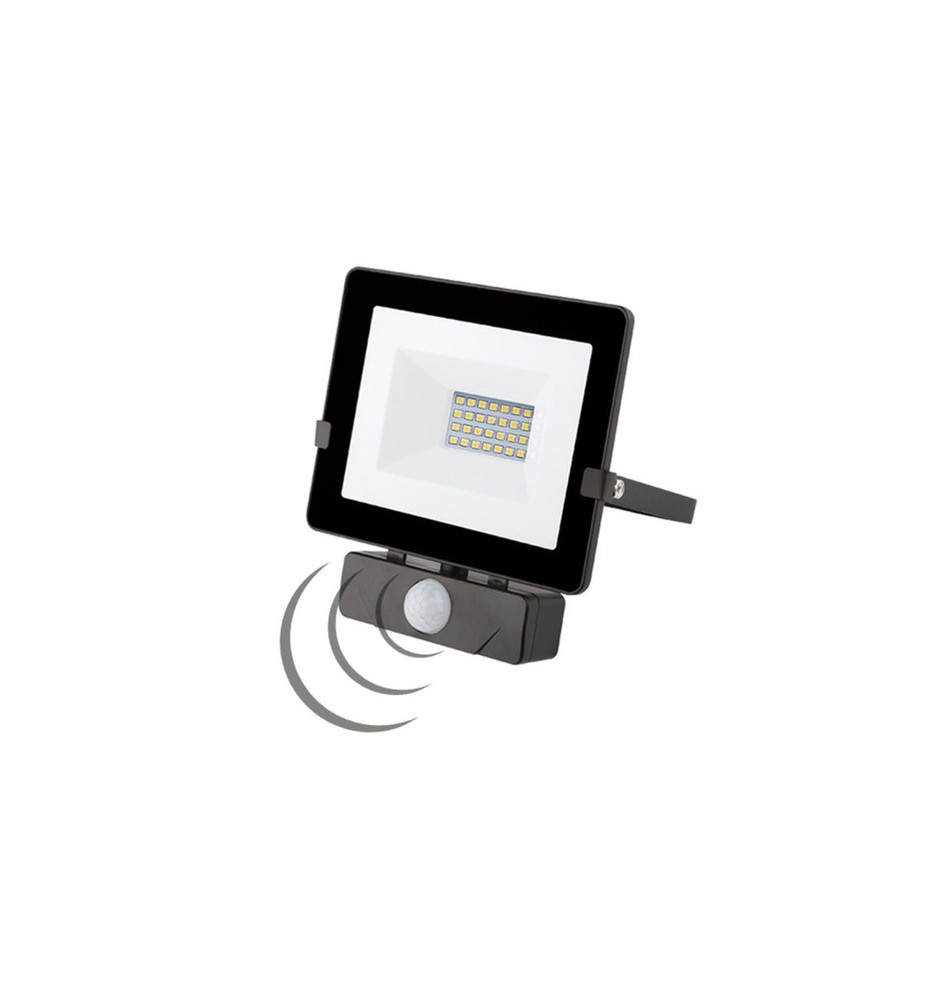 PROIETTORE LED C/SENSORE W20 NERO K4000