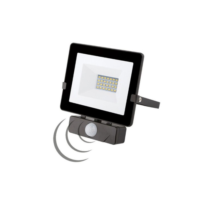 PROIETTORE LED C/SENSORE 20W 4000K NERO