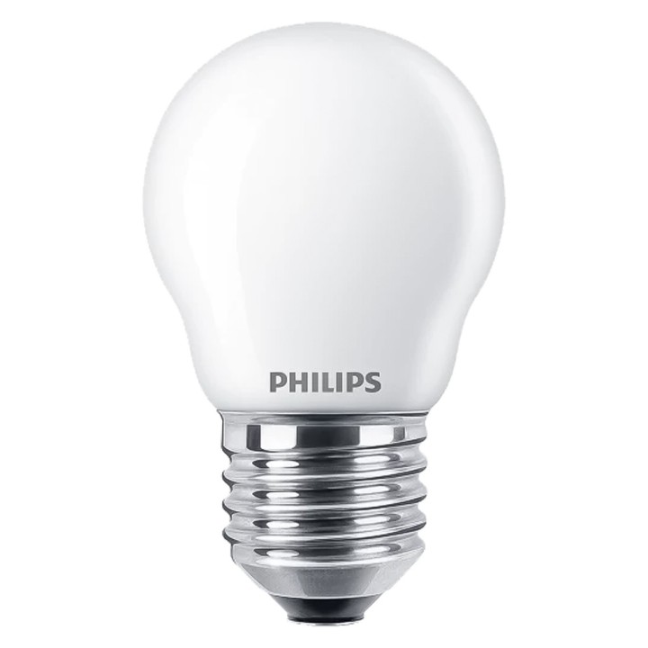 LAMPADA A LED 'SFERA' NATUR.4000K 4,3 W40W E27 - 470 lm