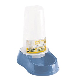 CIOTOLA FUNZIONE ACQUA/CIBO CON RISERVA 'BREAK RES cm 18,5 x 12 x h 20 blu...