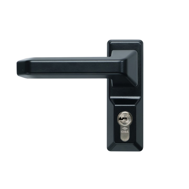 CISA 07A78.38 MANIGLIA C/CILINDRO NERO P/ANTIPAN ALPHA