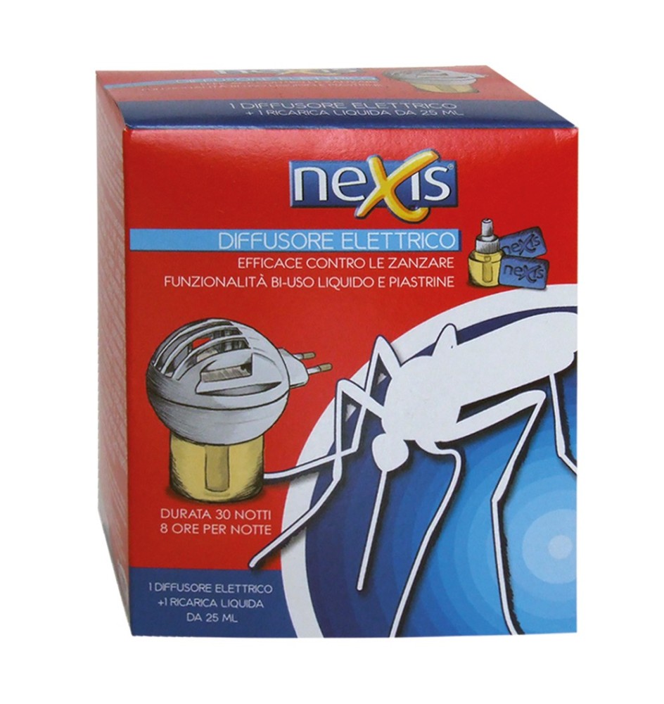 ANTIZANZARE ELETTRICO AD EMANAZIONE con 1 ricarica liquida 25 ml