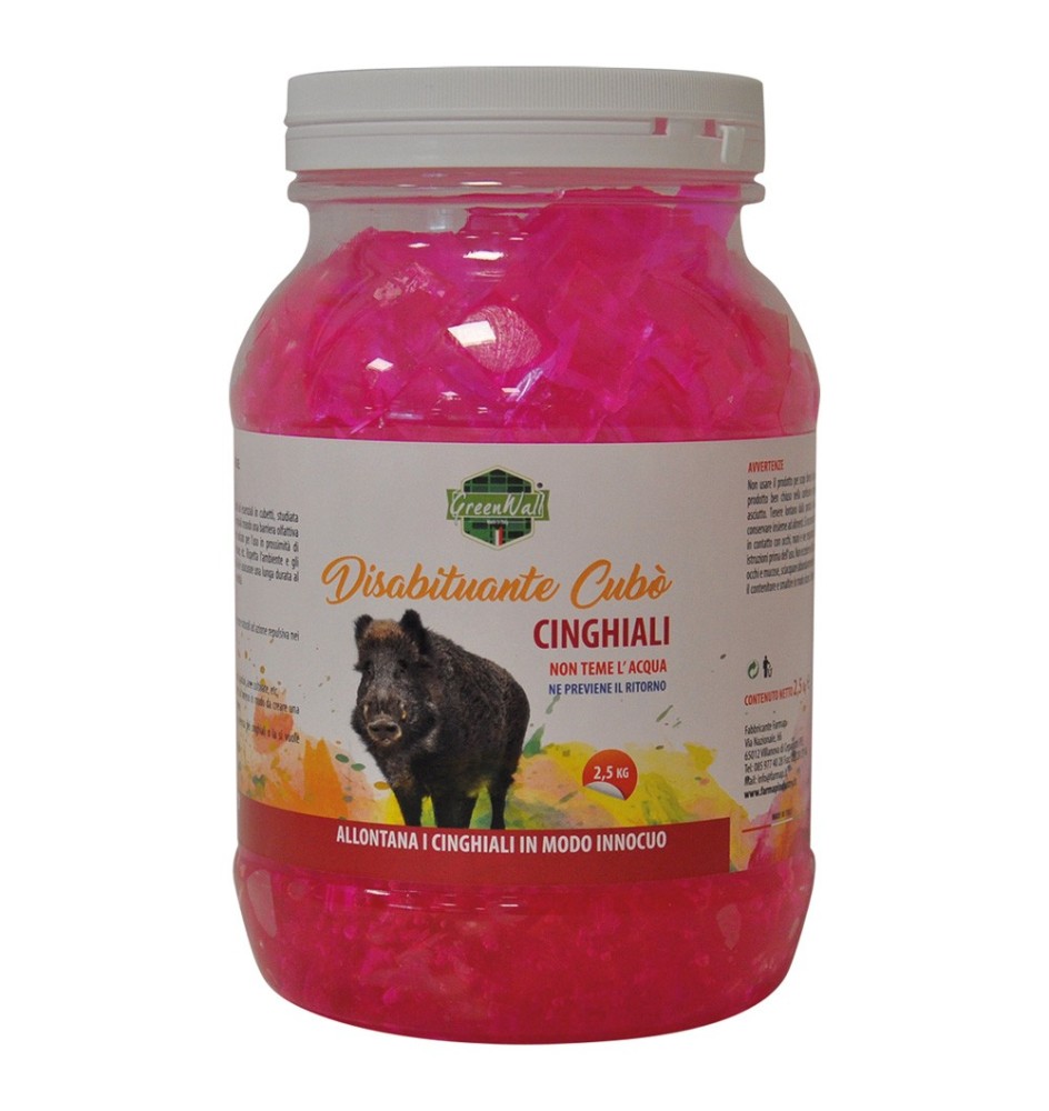 DISABITUANTE CUBO GEL PER CINGHIALI Lt. 2,5