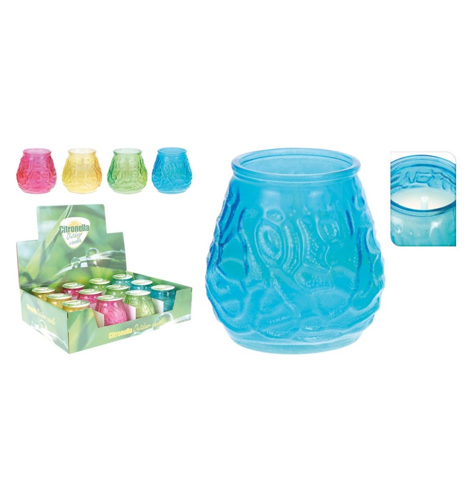 CANDELA ALLA CITRONELLA cm 9 x 10