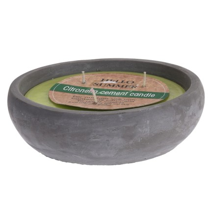 CANDELA ALLA CITRONELLA cm 16,5 x 9,5