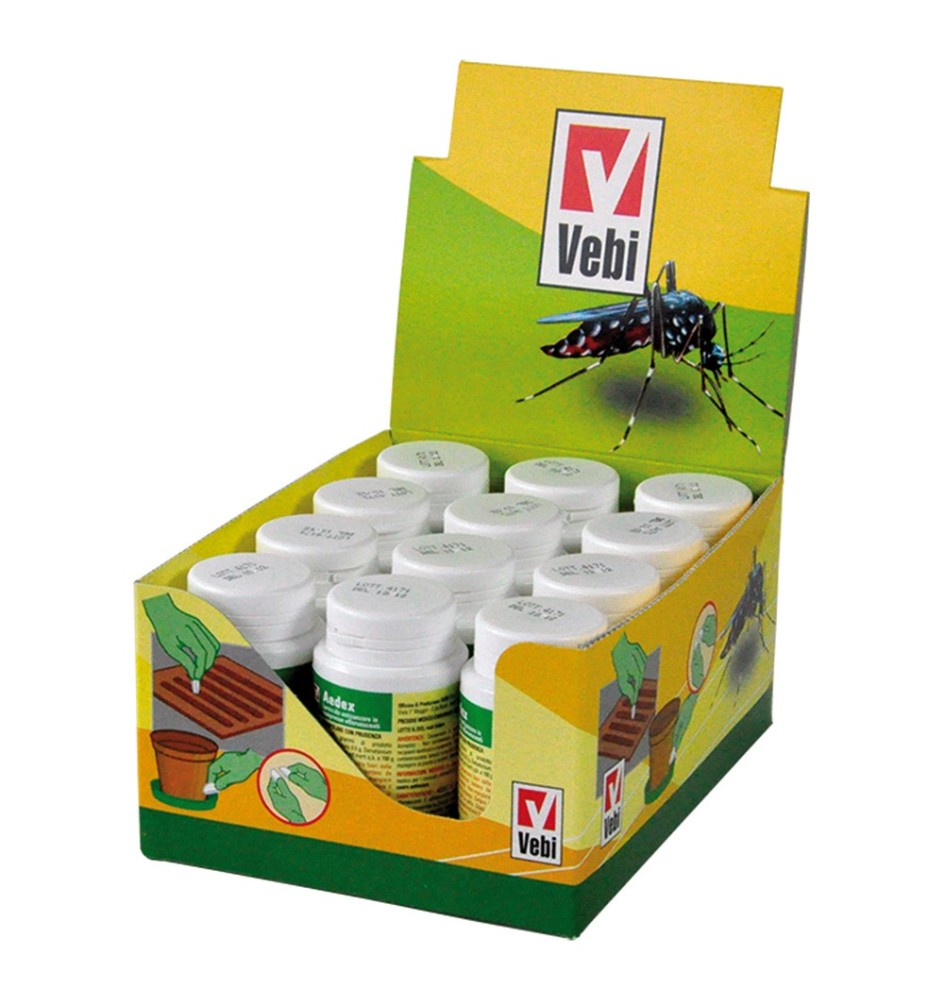 ANTIZANZARE LARVICIDA COMPRESSE 'AEDEX' gr. 20 (10 past.x 2 gr.)