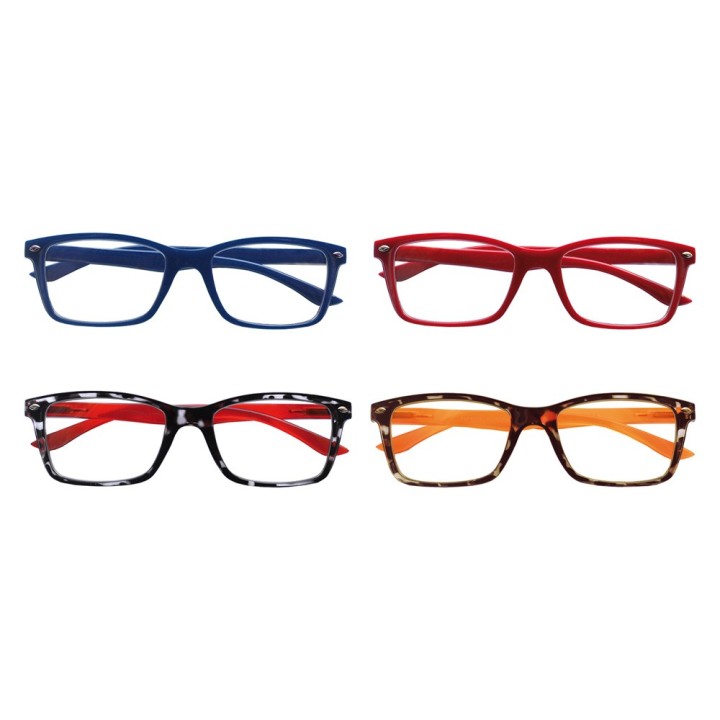 OCCHIALI PER LETTURA MODELLO 'FASHION' + 3,0 blu/blu