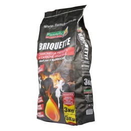 CARBONE VEGETALE PER GRILL 'BRIQUETTE' Kg 3 ca.