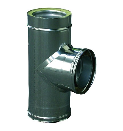 RACCORDO DOPPIA PARETE A 'T' 90° ø cm 15/20