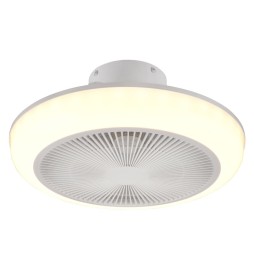 VENTILATORE A SOFFITTO / PLAFONIERA 'MJOLBY' Ø cm. 45 - potenza luce 30 W