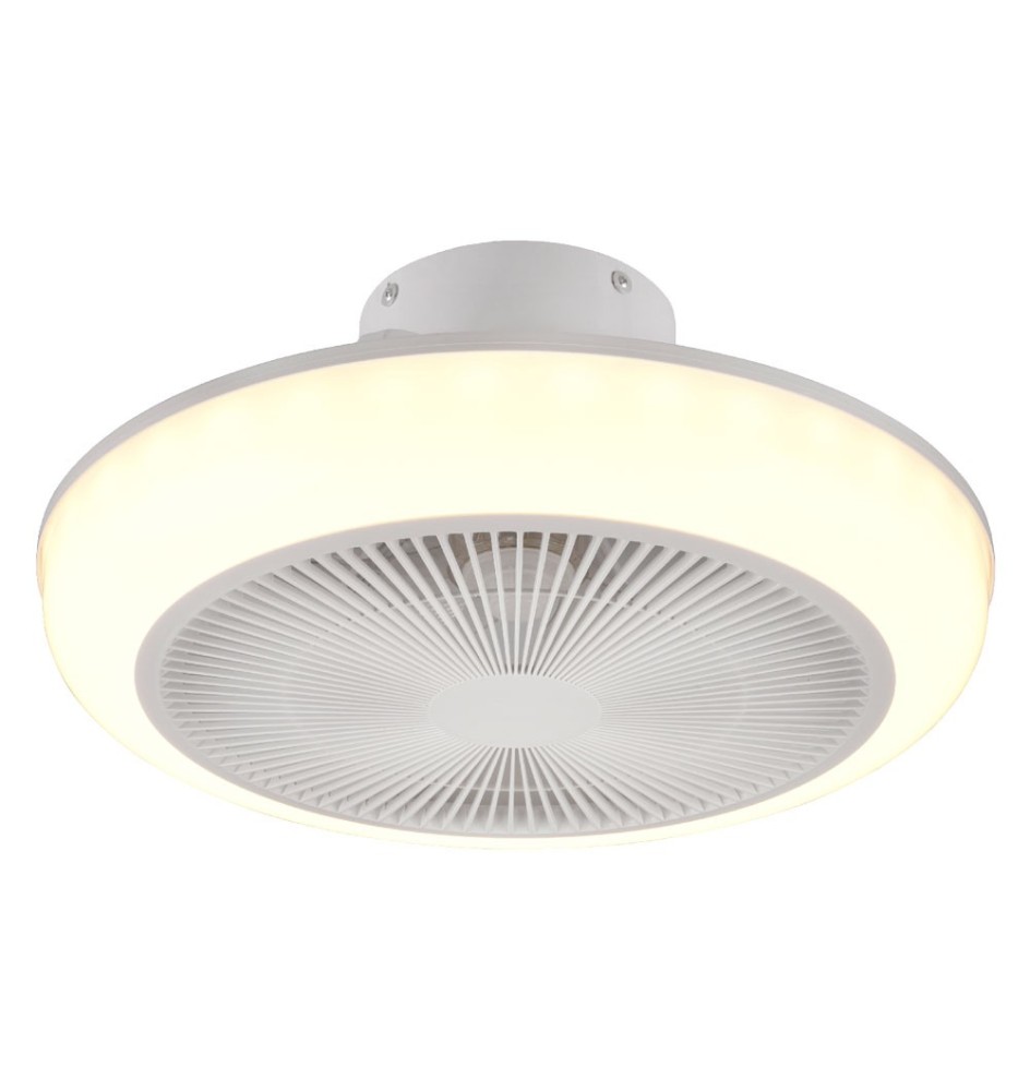 VENTILATORE A SOFFITTO / PLAFONIERA 'MJOLBY' Ø cm. 45 - potenza luce 30 W