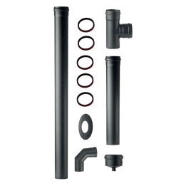 KIT 'PELLET' PER INSTALLAZIONE STUFE Ø 8 cm - totale 11 pezzi